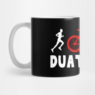 Duathlete Male Runner Mug